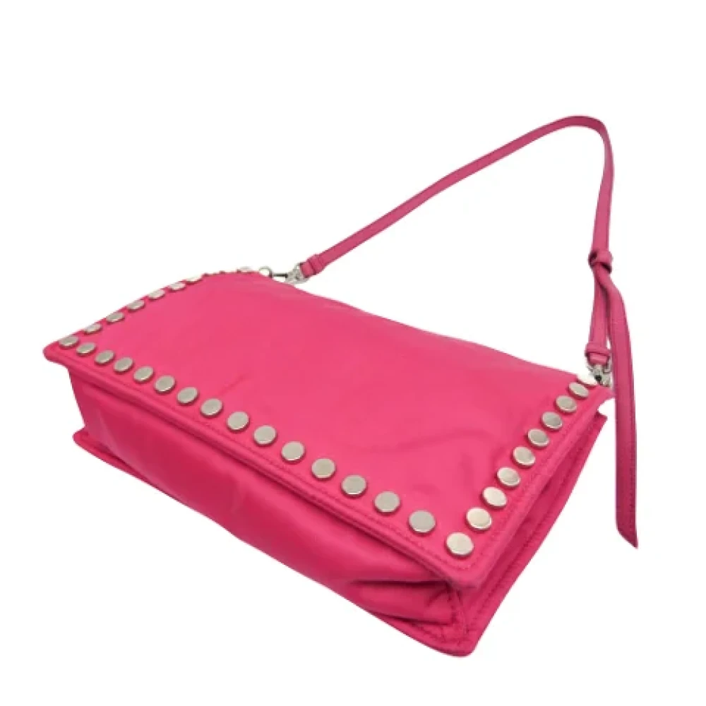 Prada Vintage Pre-owned Fabric prada-bags Pink Dames