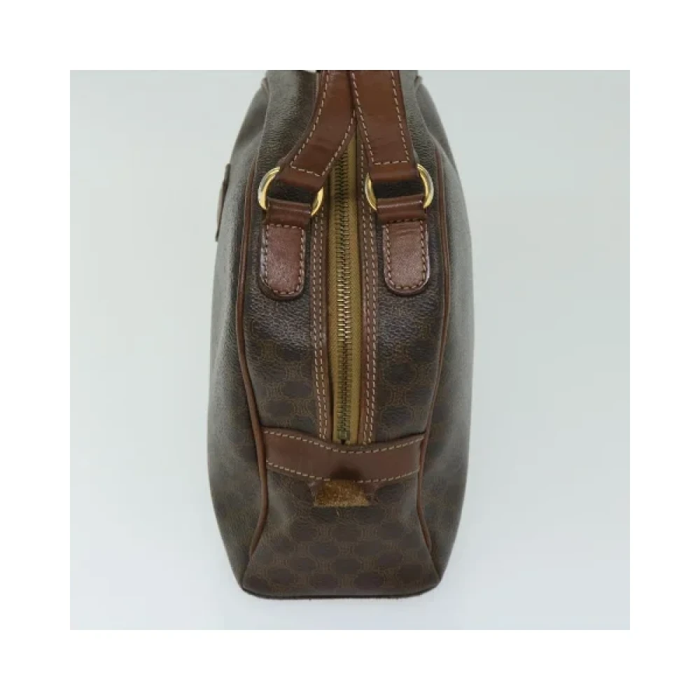Celine Vintage Pre-owned Fabric handbags Brown Dames