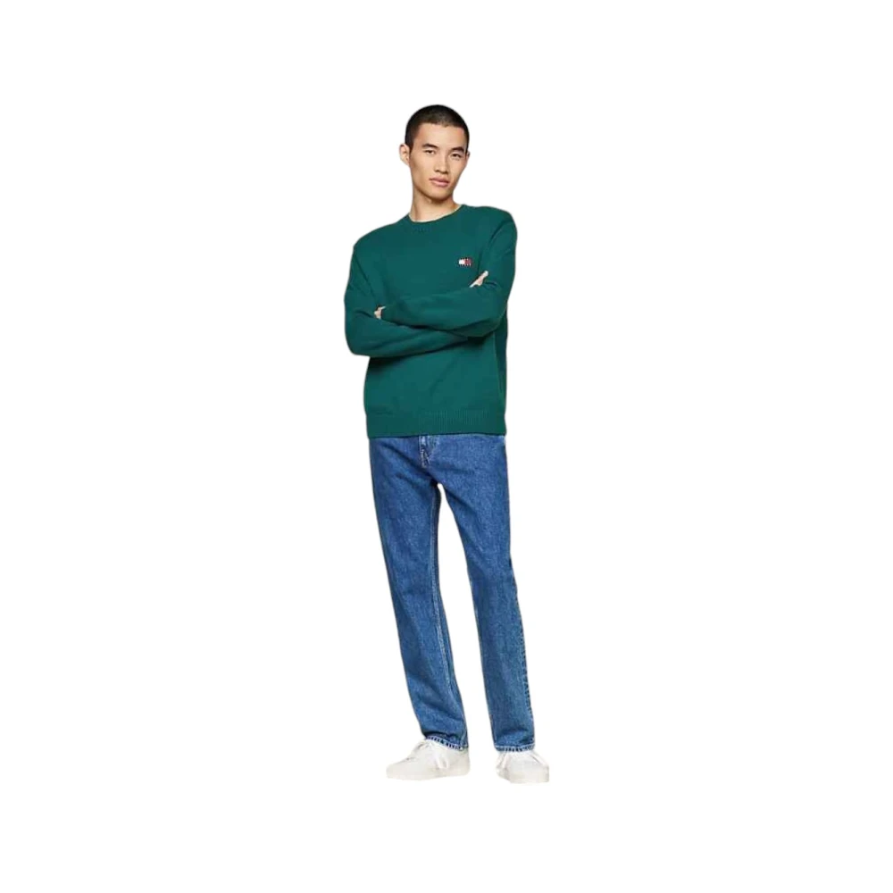 Tommy Jeans Stijlvolle Gebreide Top Green Heren