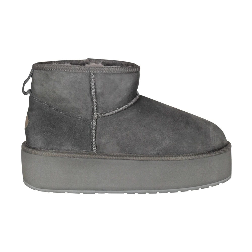 Emu Gray Winter Boots - Female - Winter Boots - 6 Uk - Shoes