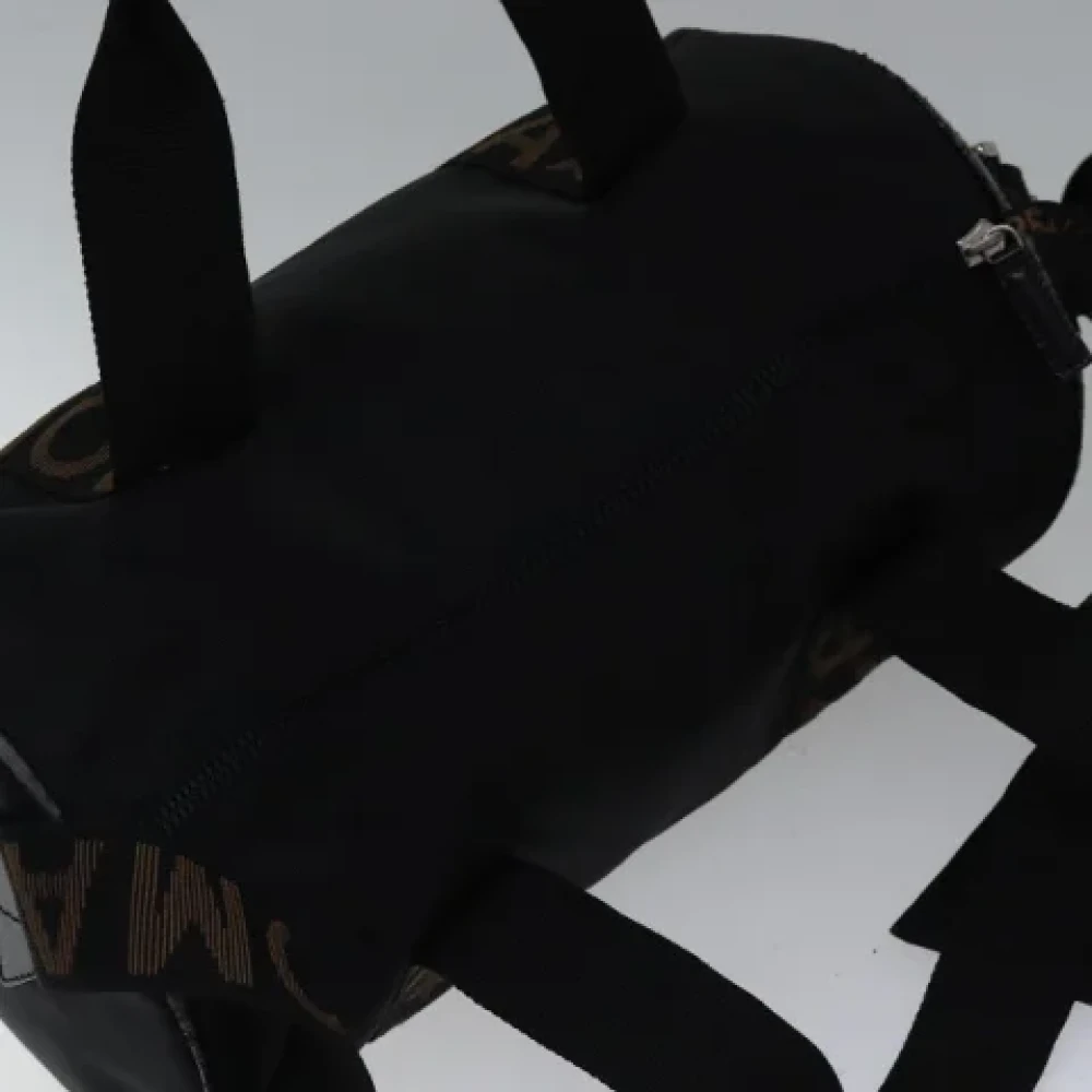Fendi Vintage Pre-owned Nylon travel-bags Black Dames