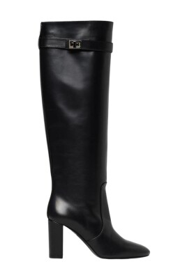 black-leather-knee-high-boots