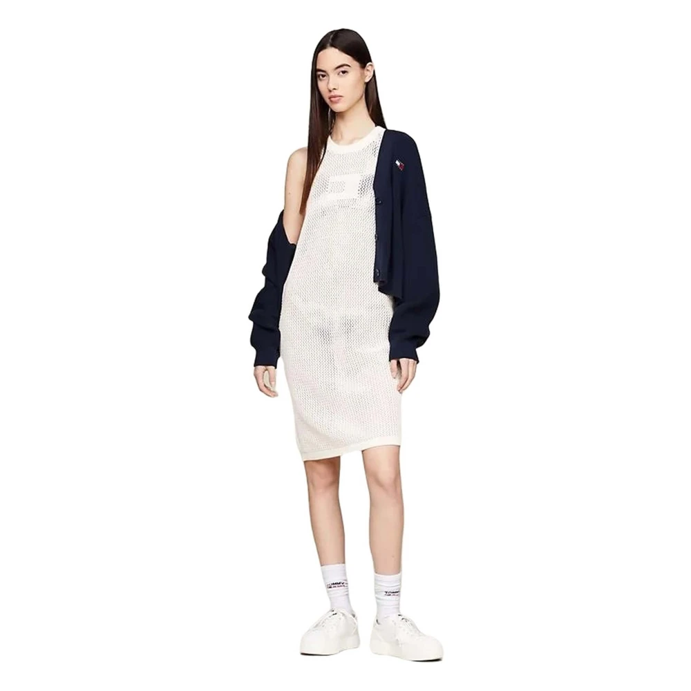 Tommy Jeans Jurk White Dames