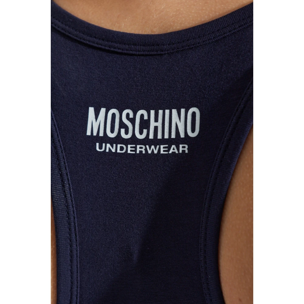 Moschino BH met logo Blue Dames