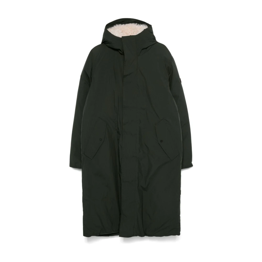 Save The Duck Groene Gewatteerde Hoodie Green Heren