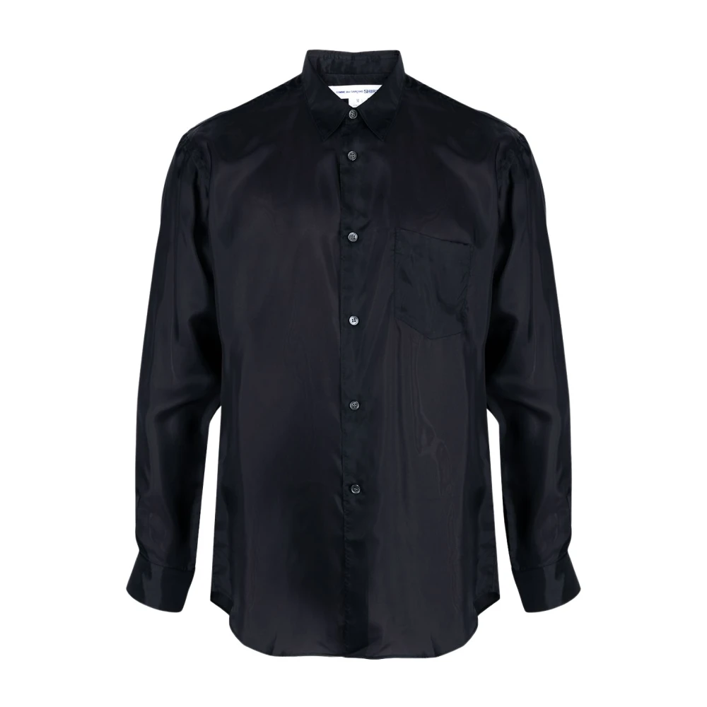 Comme des Garçons Stijlvolle Zwarte Casual Overhemd voor Mannen Black Heren