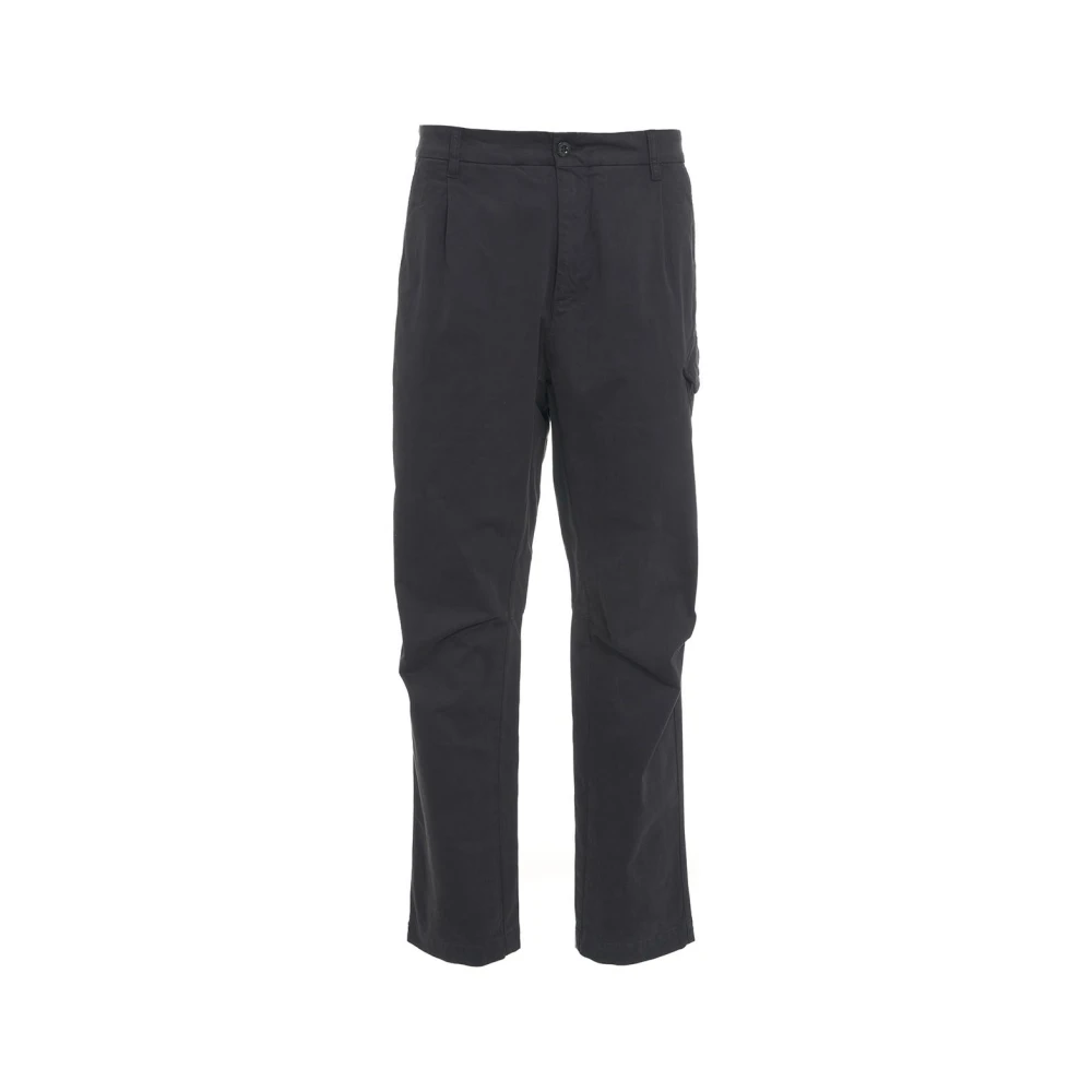 C.P. Company Zwarte losse pasvorm stretch chino Black Heren