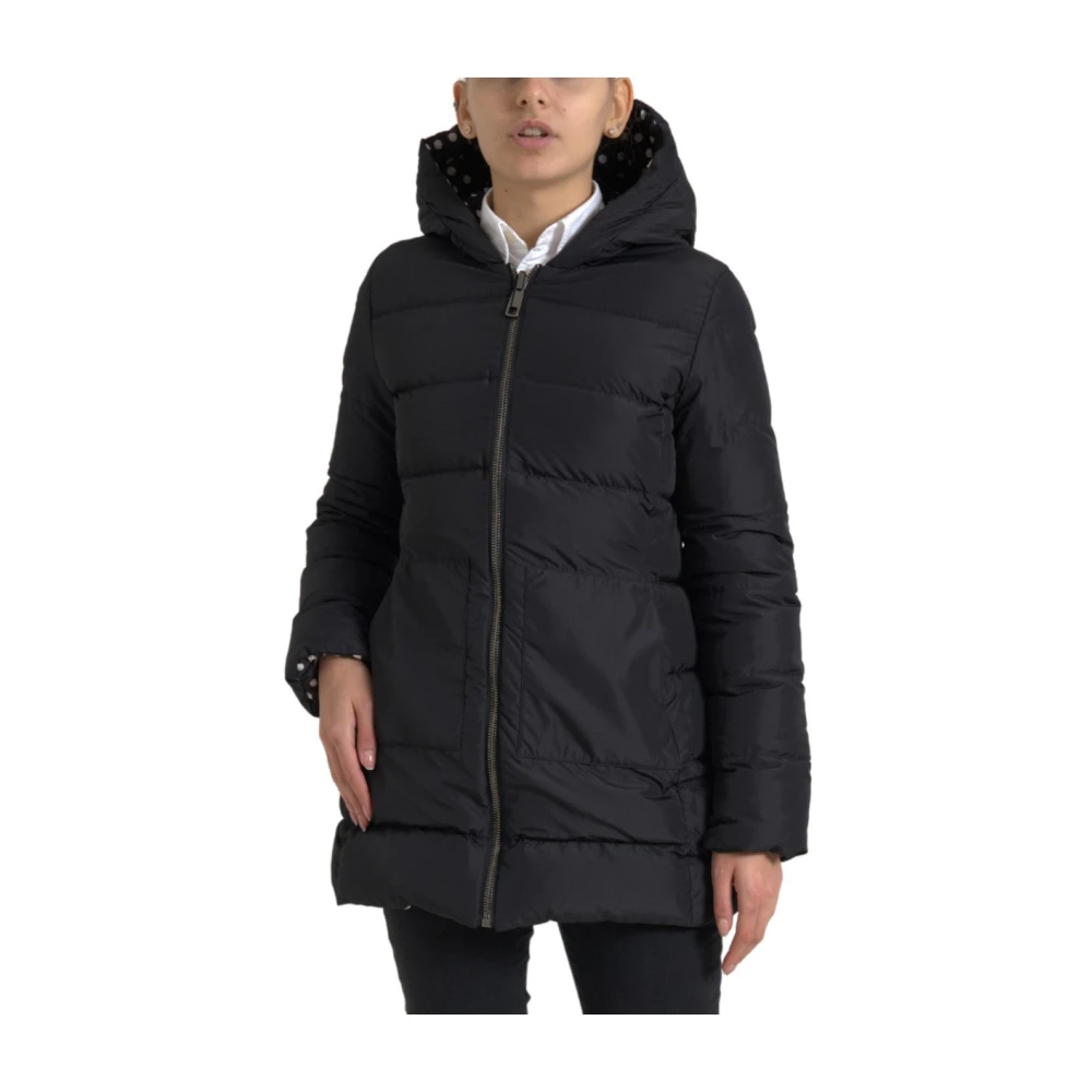 Dolce & Gabbana Elegante zwarte hoodie met rits Black Dames