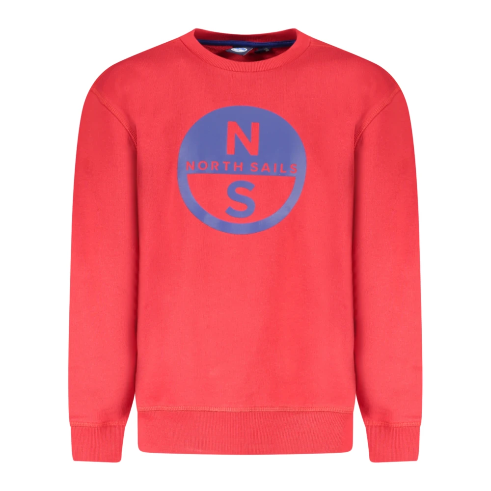 North Sails Unisex Kids Red Kids Sweatshirts, 8 Y, Long Sleeve Sweatshirt