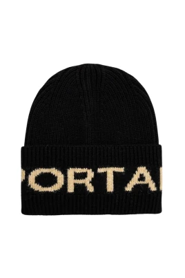 Logostickad mössa med uppvik