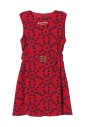 robe-rouge-a-pois-pour-enfants
