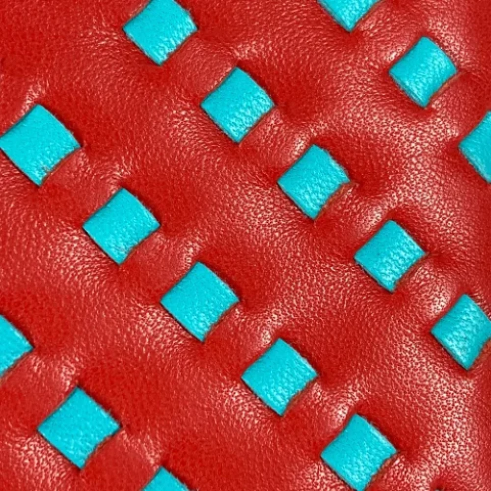 Hermès Vintage Pre-owned Leather pouches Red Dames