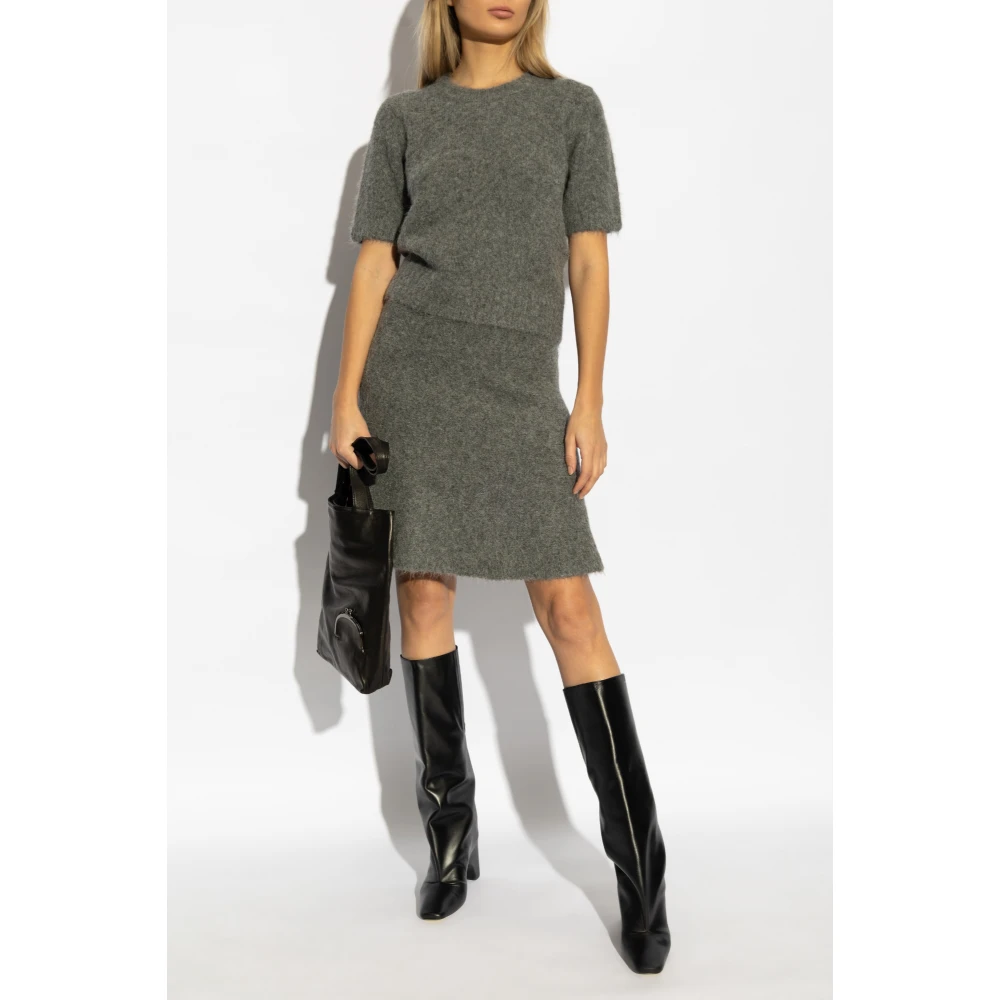 Samsøe Sajeanne Top Gray Dames