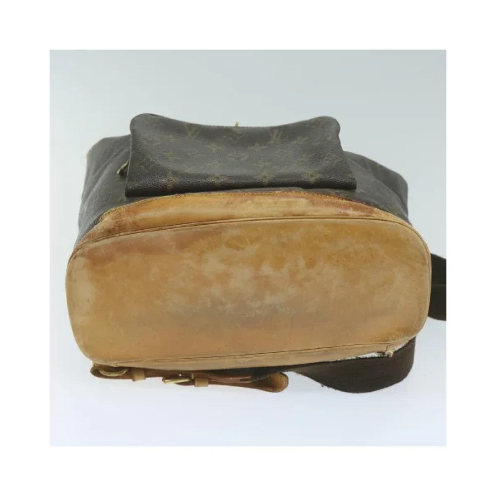 Louis Vuitton Vintage Pre-owned Canvas backpacks Brown Dames