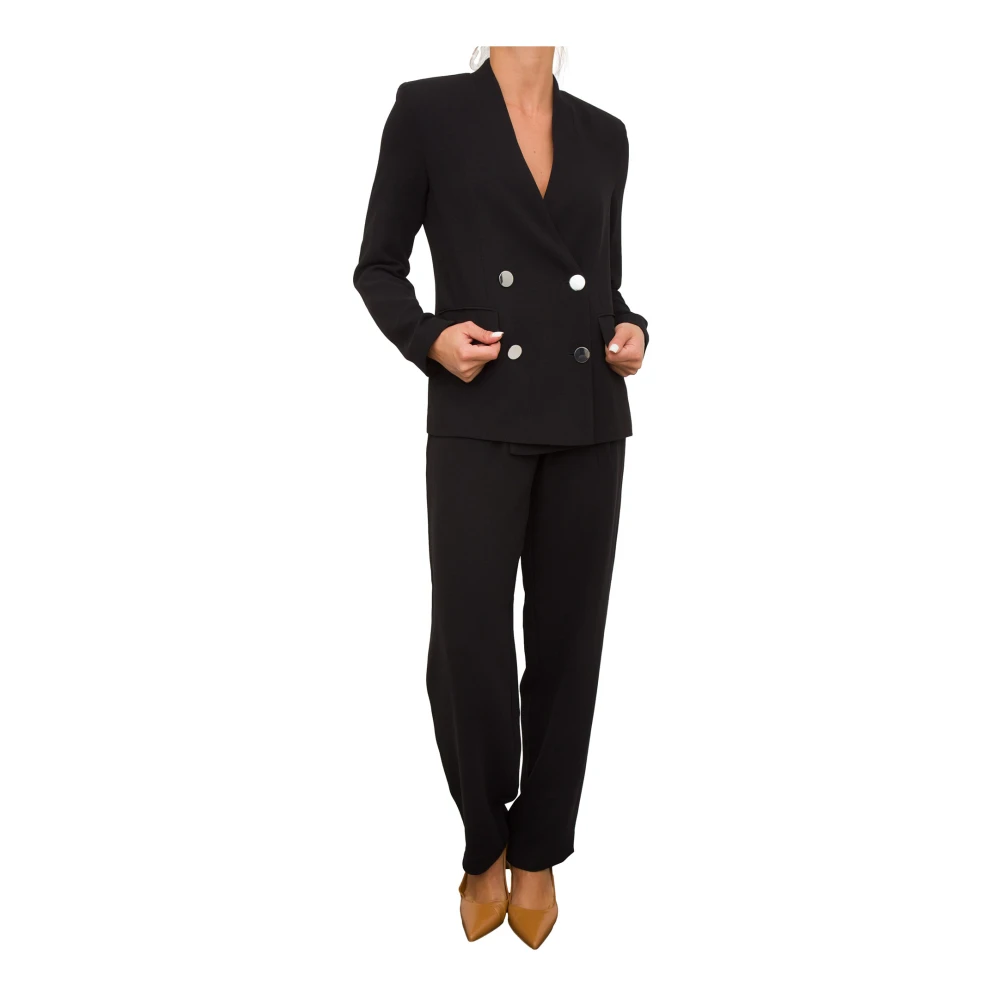 Armani Exchange Zwarte Blazer voor Mannen Black Dames