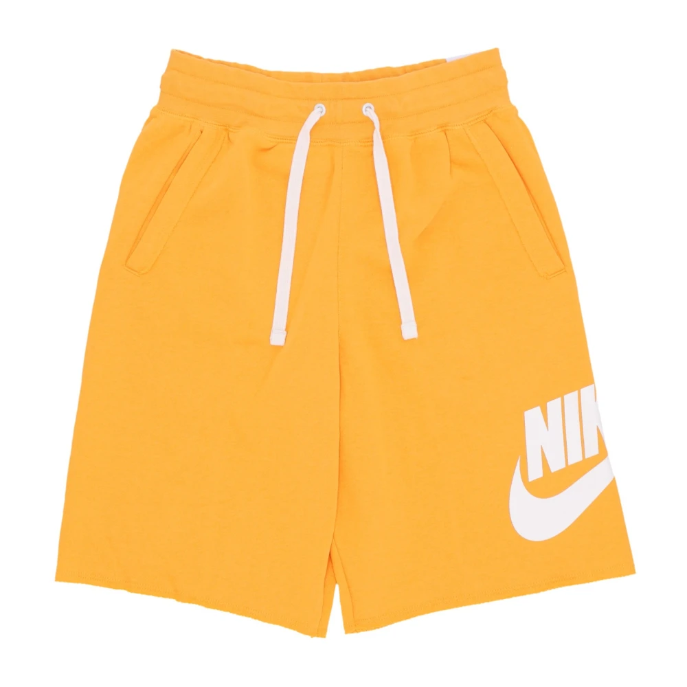 Nike Alumni HBR FT Short Sundial Wit Orange Heren