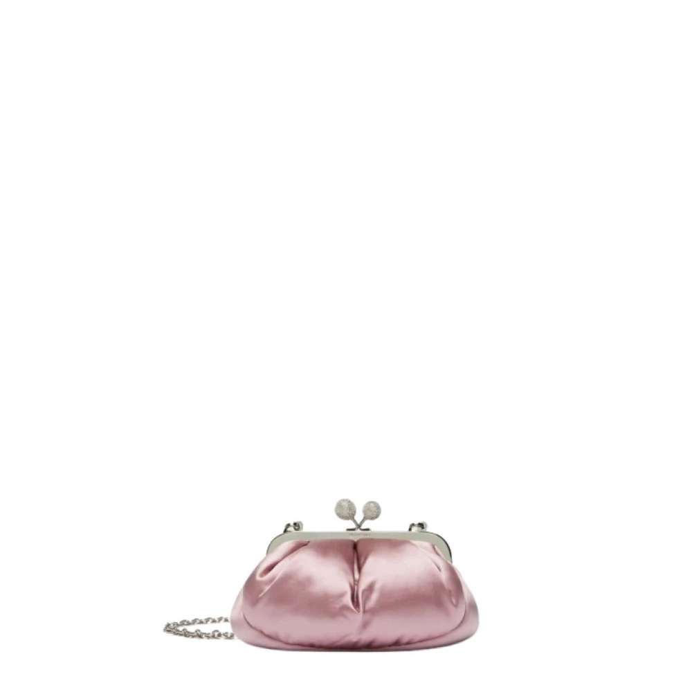 Max Mara Weekend Rose Berry Pasticcino Väska Liten Pink, Dam