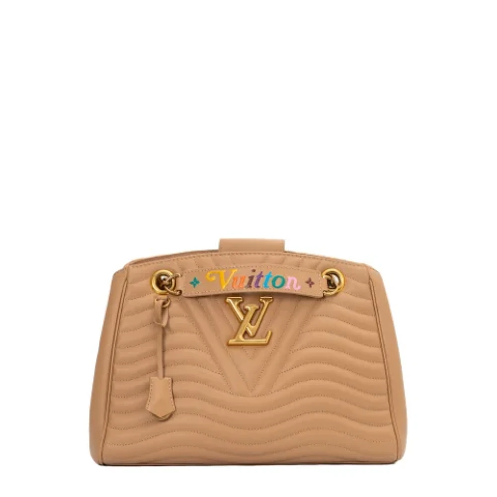 Louis Vuitton Vintage Pre-owned Leather louis-vuitton-bags Beige Dames