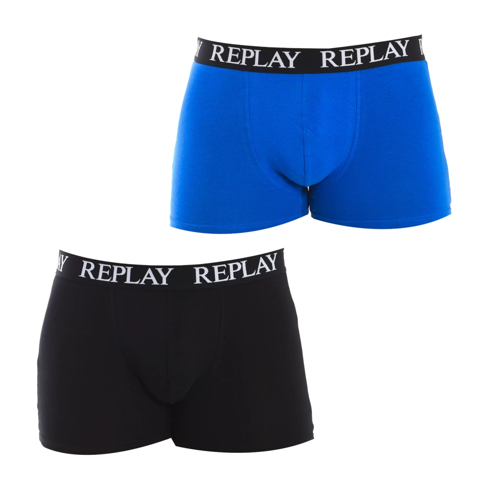 Replay Men's Multicolor Underpants, M, Stretch Cotton Boxer Briefs