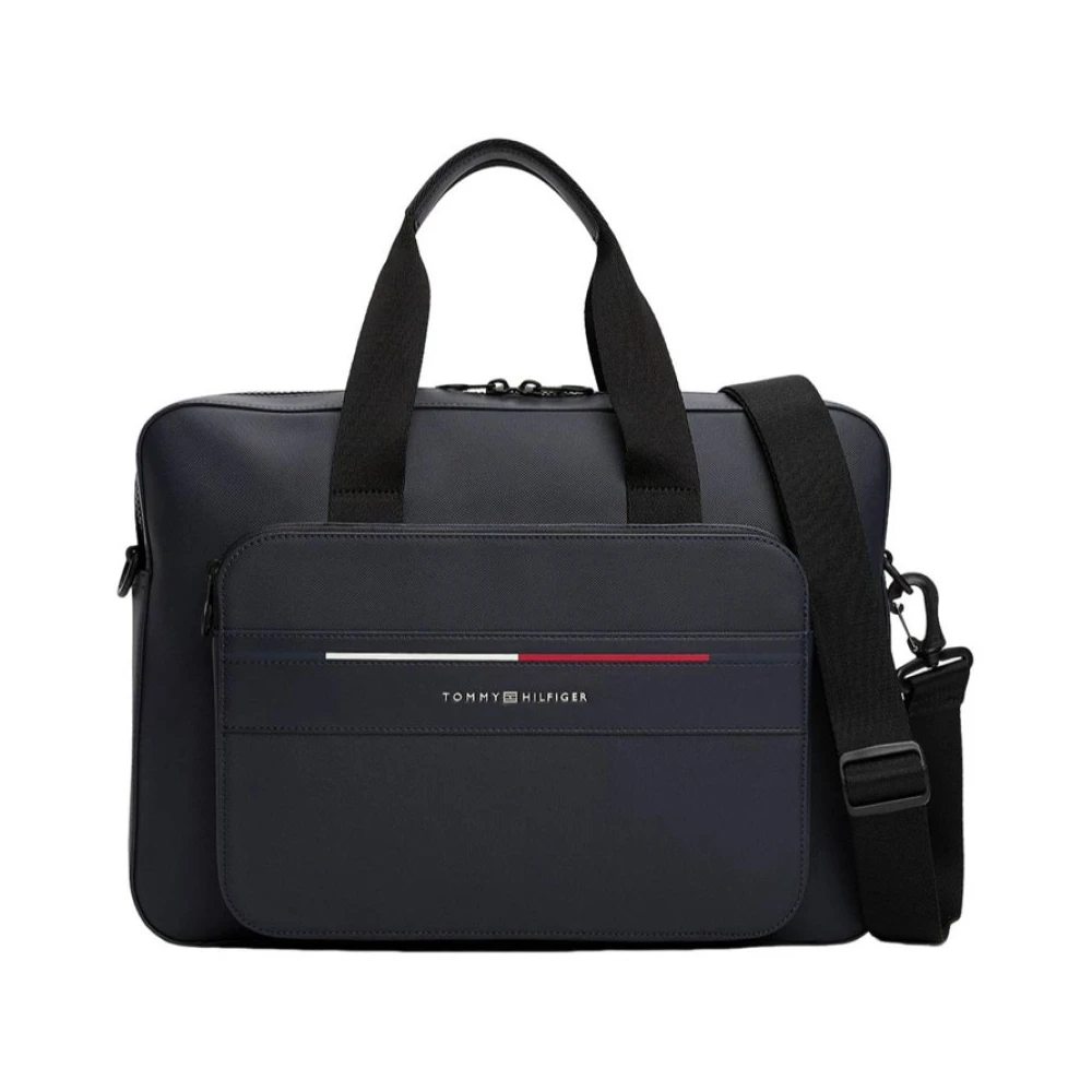 Tommy Hilfiger Blauwe Laptoptas Blue Heren