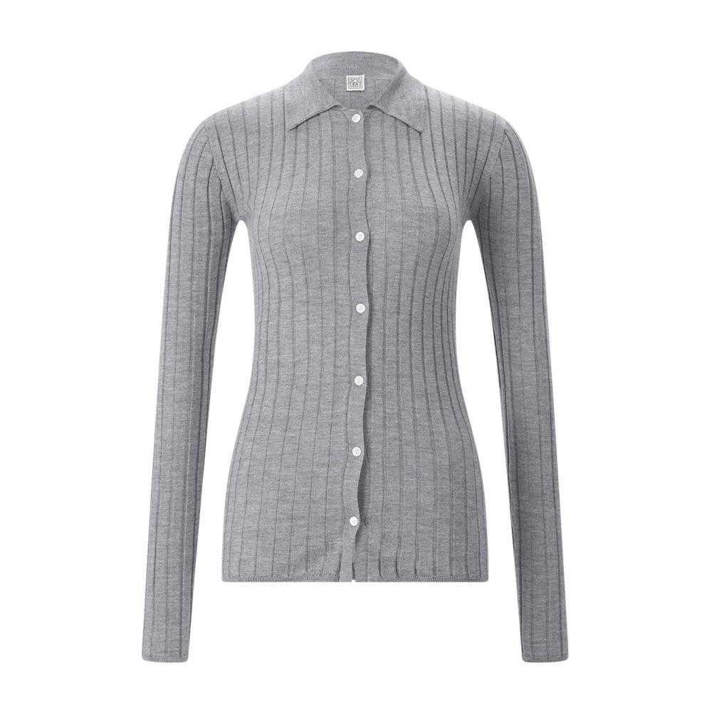Totême Donna Grigio Camicette L, New,