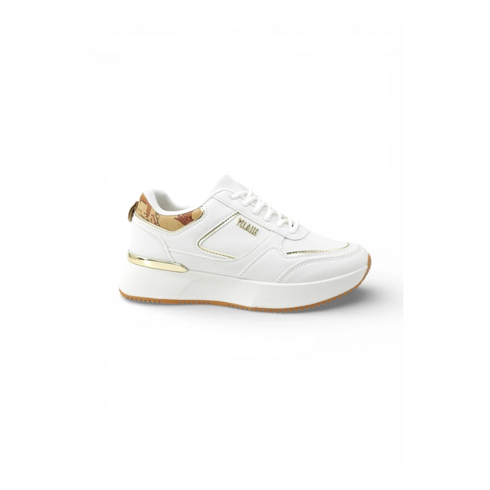 Alviero Martini 1a Classe Sneakers in Pelle Liscia Dames Schoenen Wit