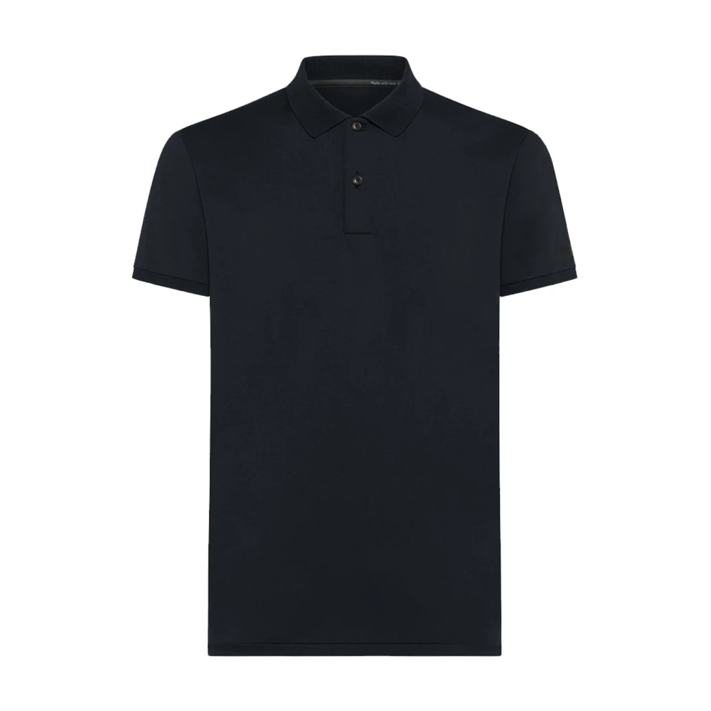 Rrd Men's Black Oxford Polo Shirt - Polo Shirts - Xl - Tops