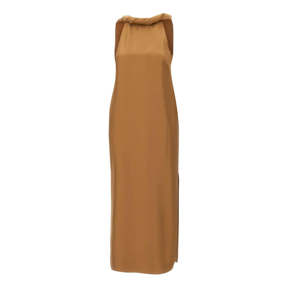 Loulou Studio Women's Brown Susan Midi Dress - Midi Dresses - S - Dresses