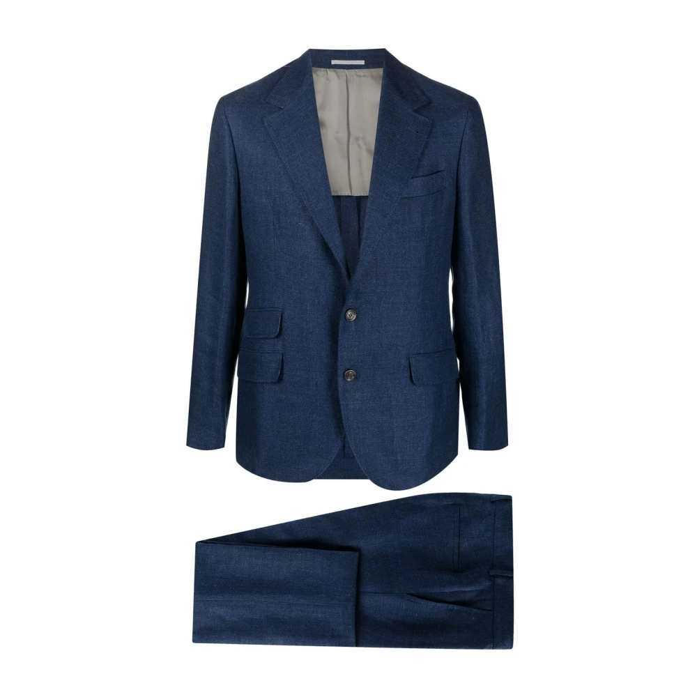 BRUNELLO CUCINELLI Blauwe Jurken voor Vrouwen Blue Heren