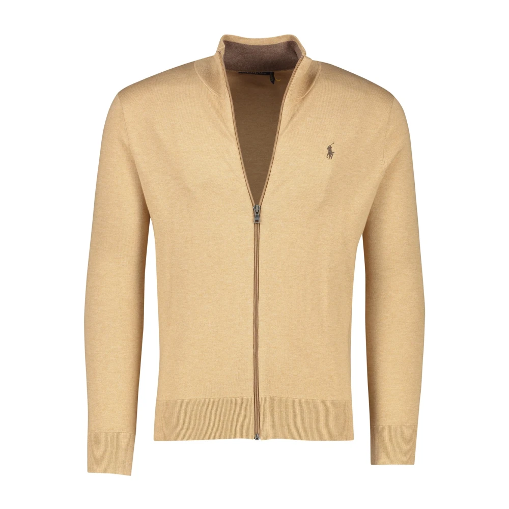 Polo Ralph Lauren Bruine Heren Vest met Rits Brown Heren