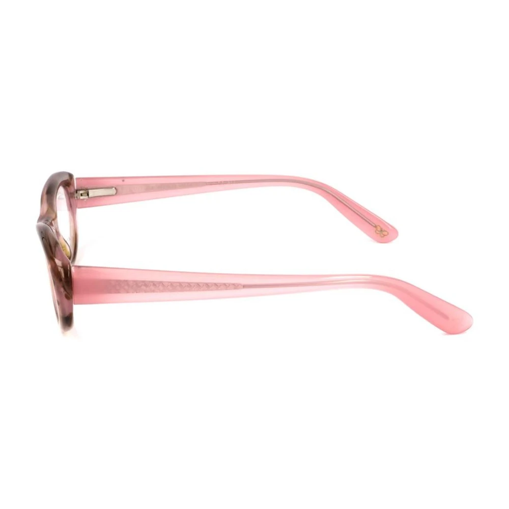 Bottega Veneta Roze Acetaat Frames met Havana Rose Wijzerplaat Pink Dames