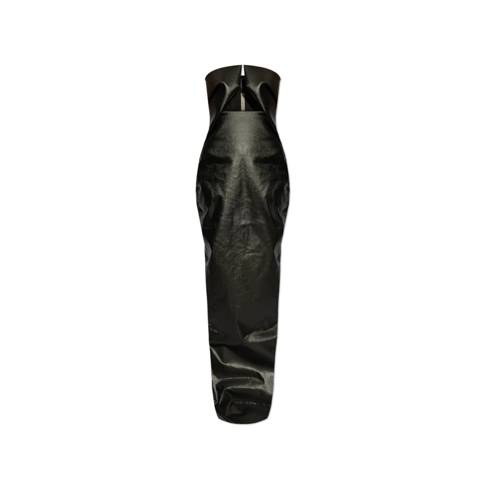 Rick Owens Prong Gown Jurk Black Dames