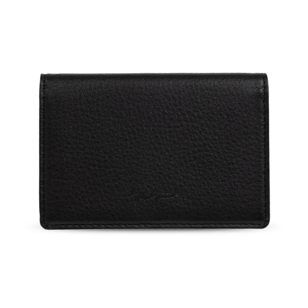 Yohji Yamamoto Opvouwbare kaarthouder Black Unisex