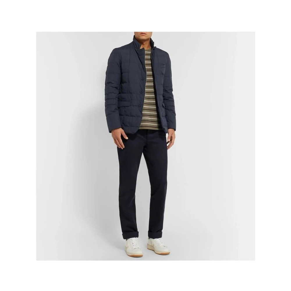 Herno Winddichte Ademendende Blazer Laminar Gore-Tex Blue Heren