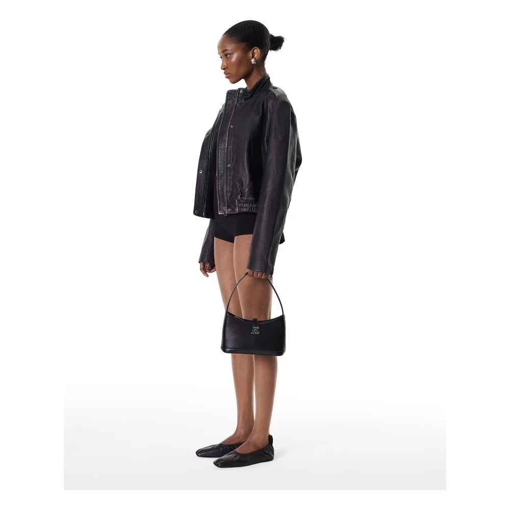 Kazar Studio Zwarte handtas met korte schouderband Black Dames