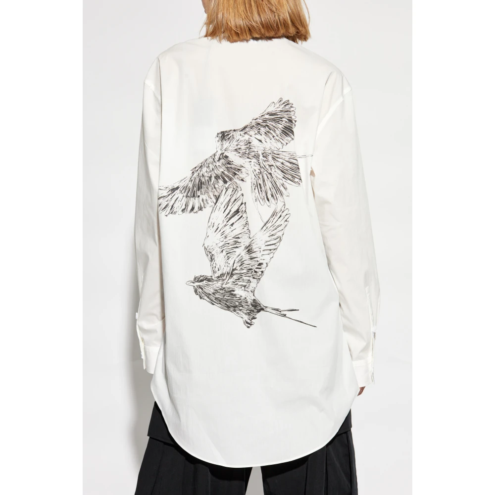 Y-3 Shirt met print White Dames