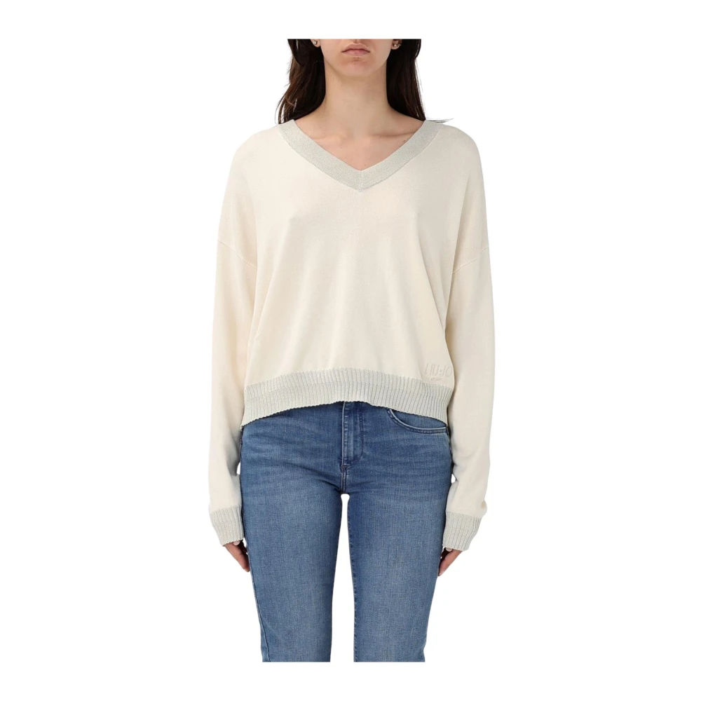 Knitwear > V-neck Knitwear - - Liu Jo - Modalova
