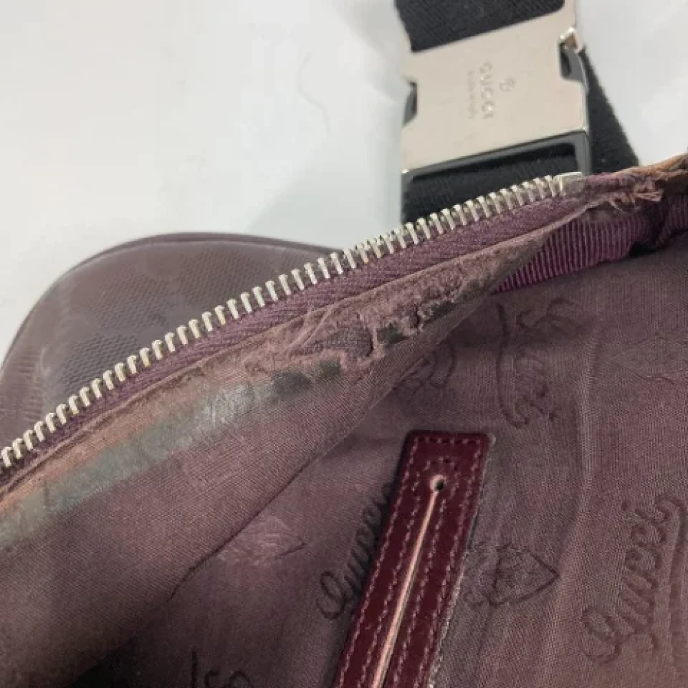 Gucci Vintage Pre-owned Canvas gucci-bags Purple Heren