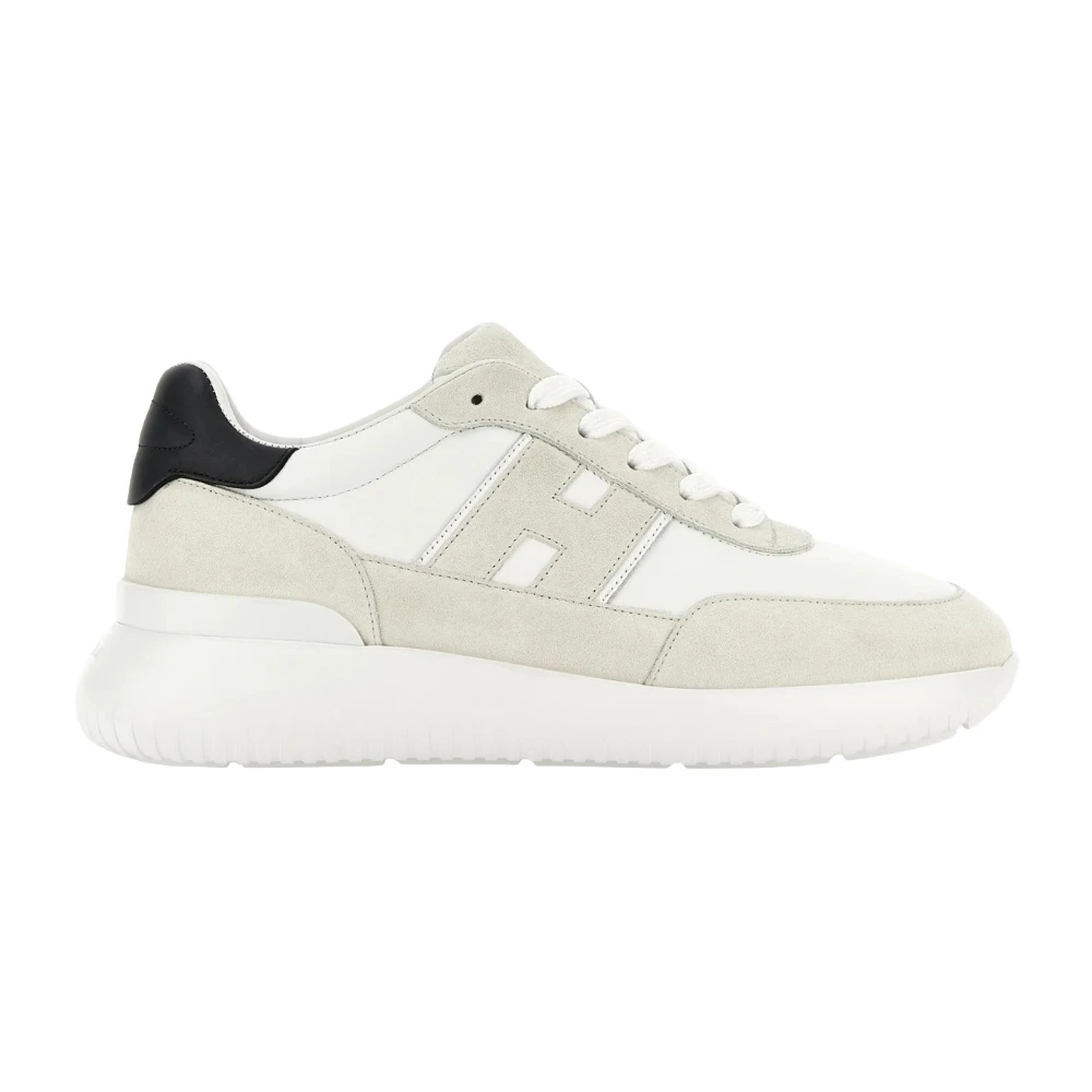 Hogan H709 Allacciato H Banda Heren Schoenen Beige