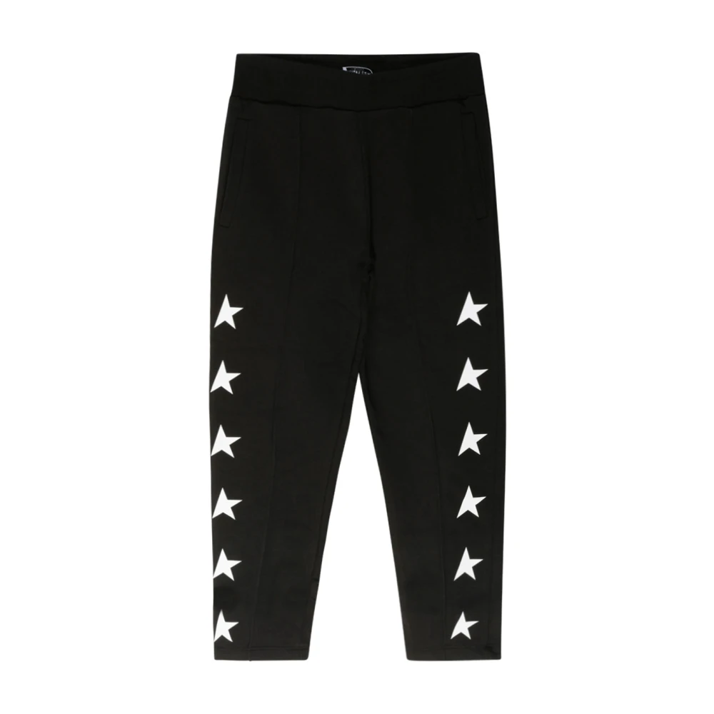 Golden Goose Black Kids Cotton Tracksuit Trousers - Unisex - Sweatpants - 10 Y - Kids