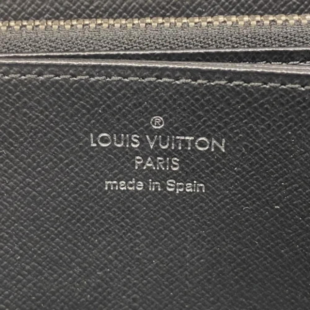 Louis Vuitton Vintage Pre-owned Fabric wallets Black Dames