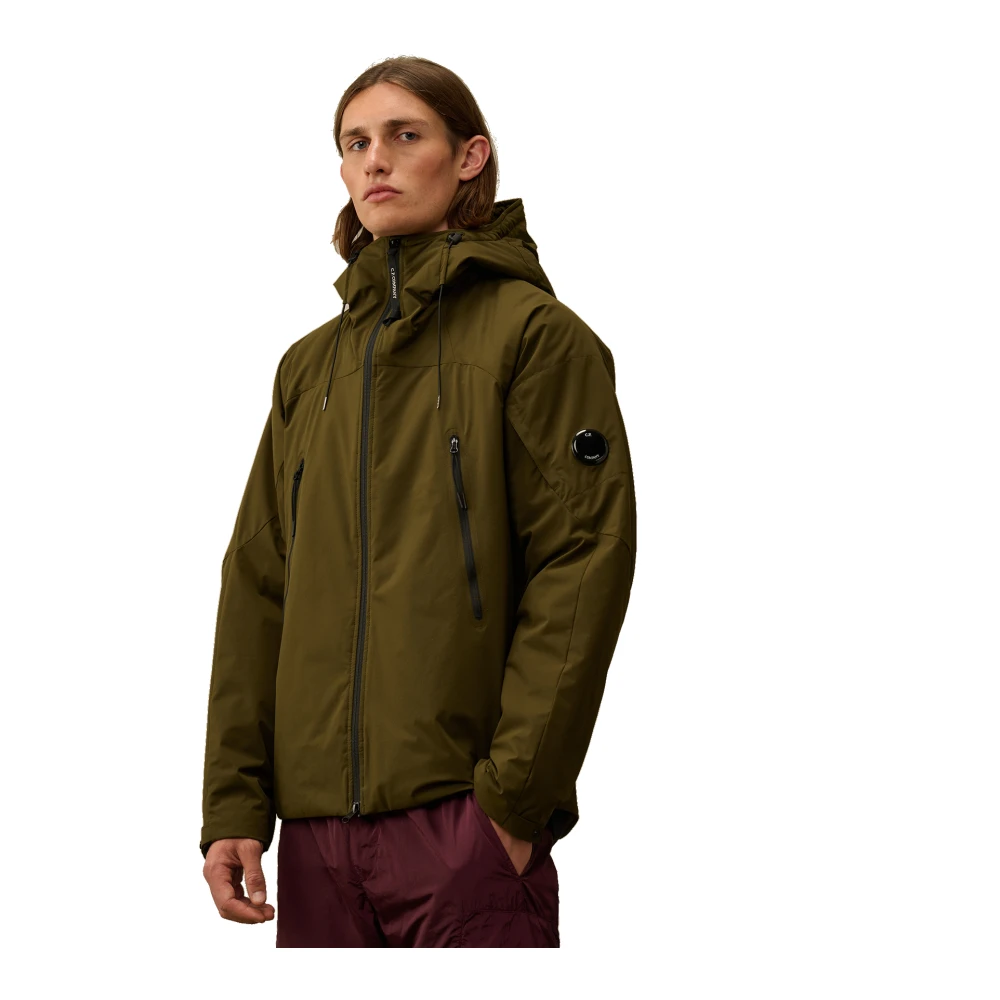 C.P. Company Pro-Tek volledige ritssluiting jas met Primaloft Silver Brown Heren