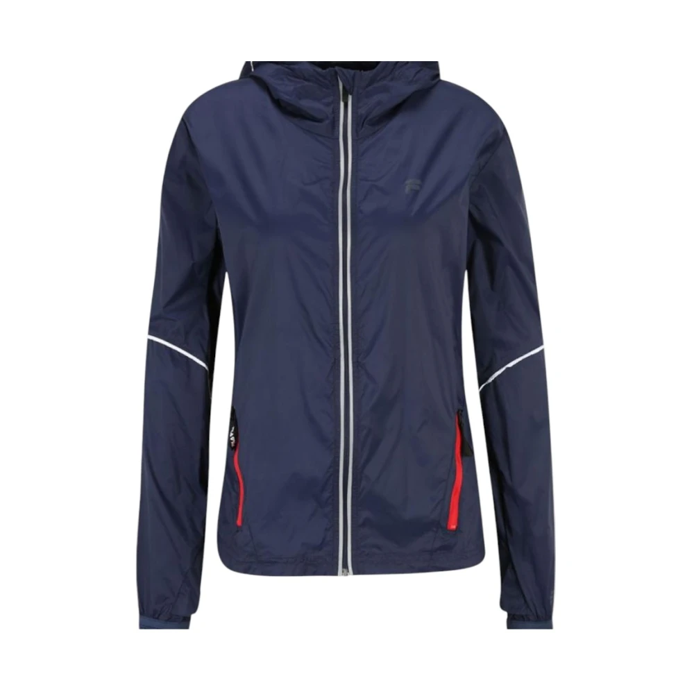 Fila Fitnessjas met capuchon en rits Blue Dames