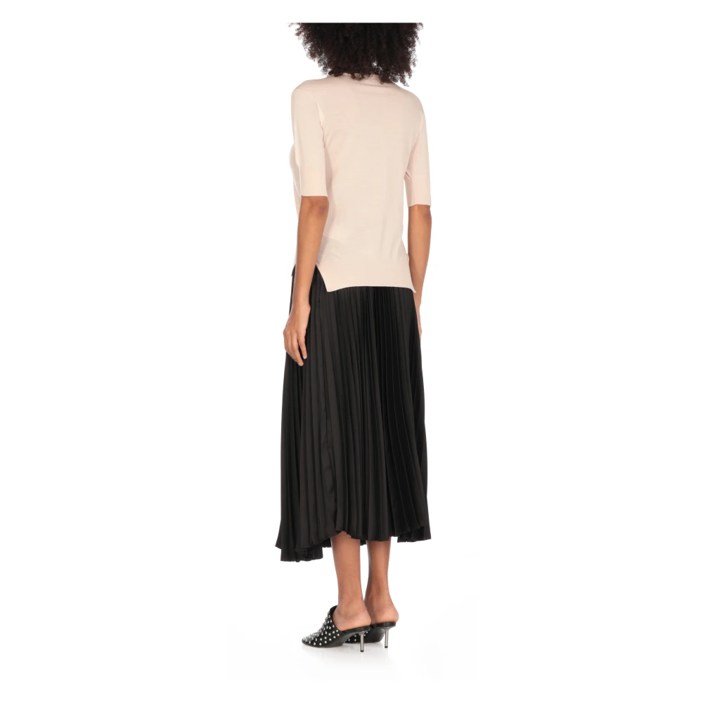 Jil Sander Roze Kasjmier Wol Zijden Trui Pink Dames