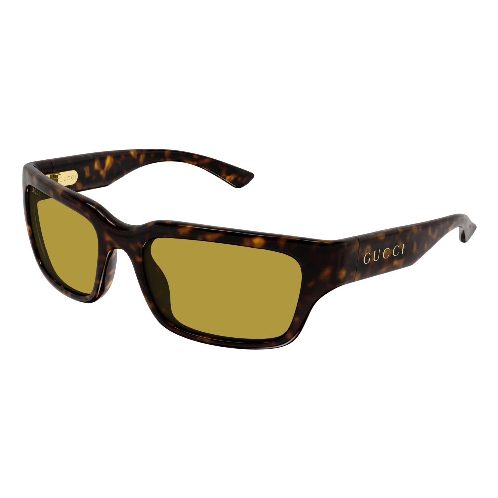 Gucci Rectangular-Frame Sunglasses - Male - Sunglasses - Brown - 58 Mm - Accessories