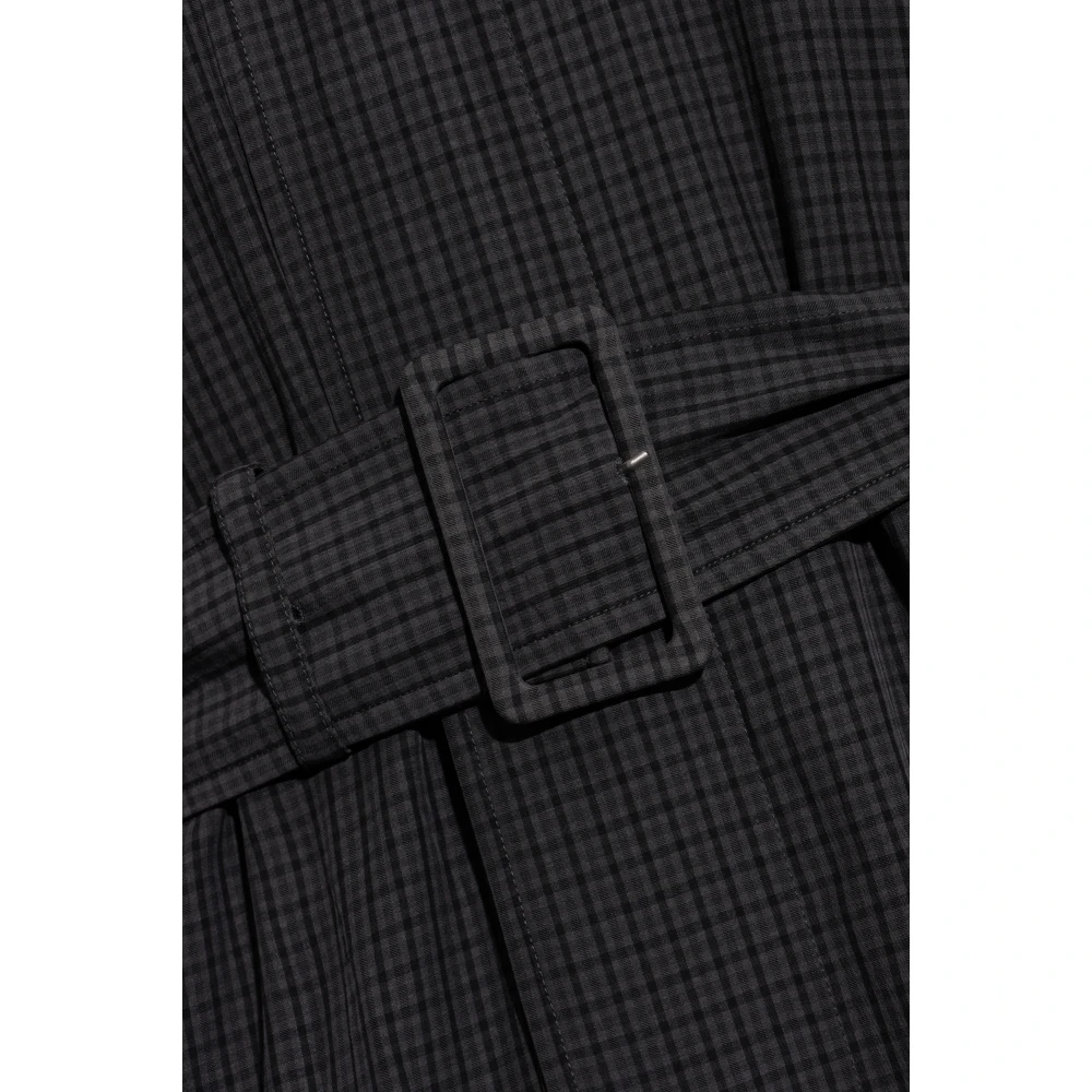 Balenciaga Jas met ruitpatroon Gray Heren