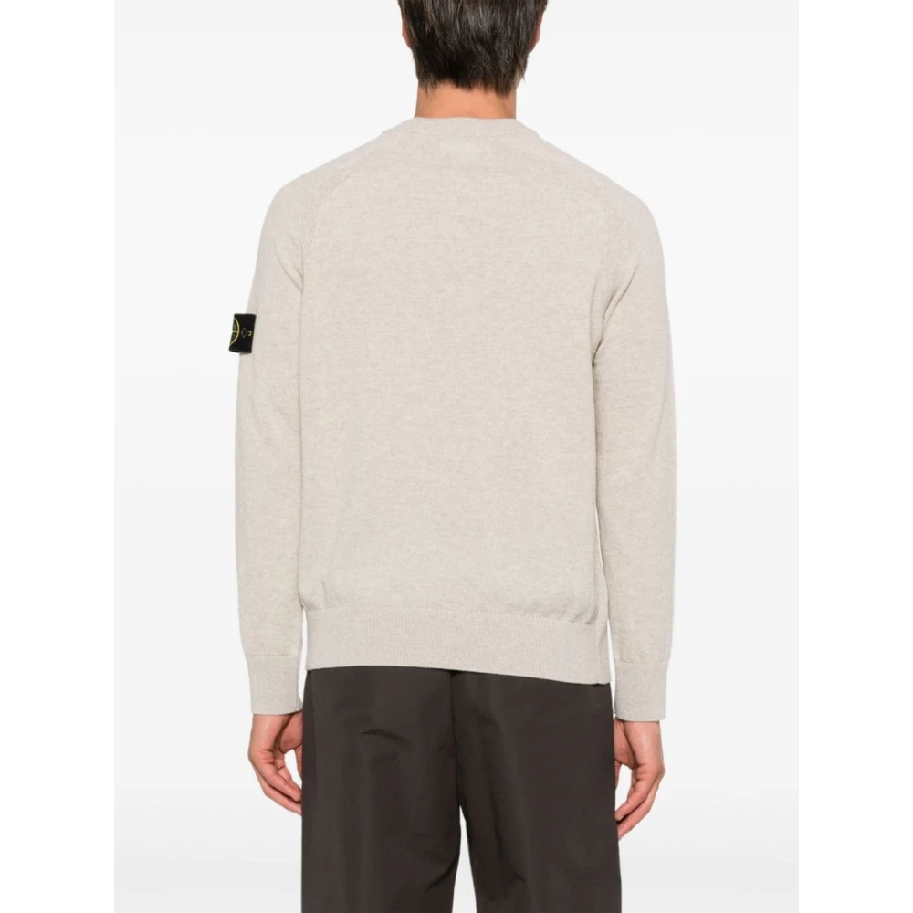 Stone Island Lichte Crewneck Sweaters Beige Heren