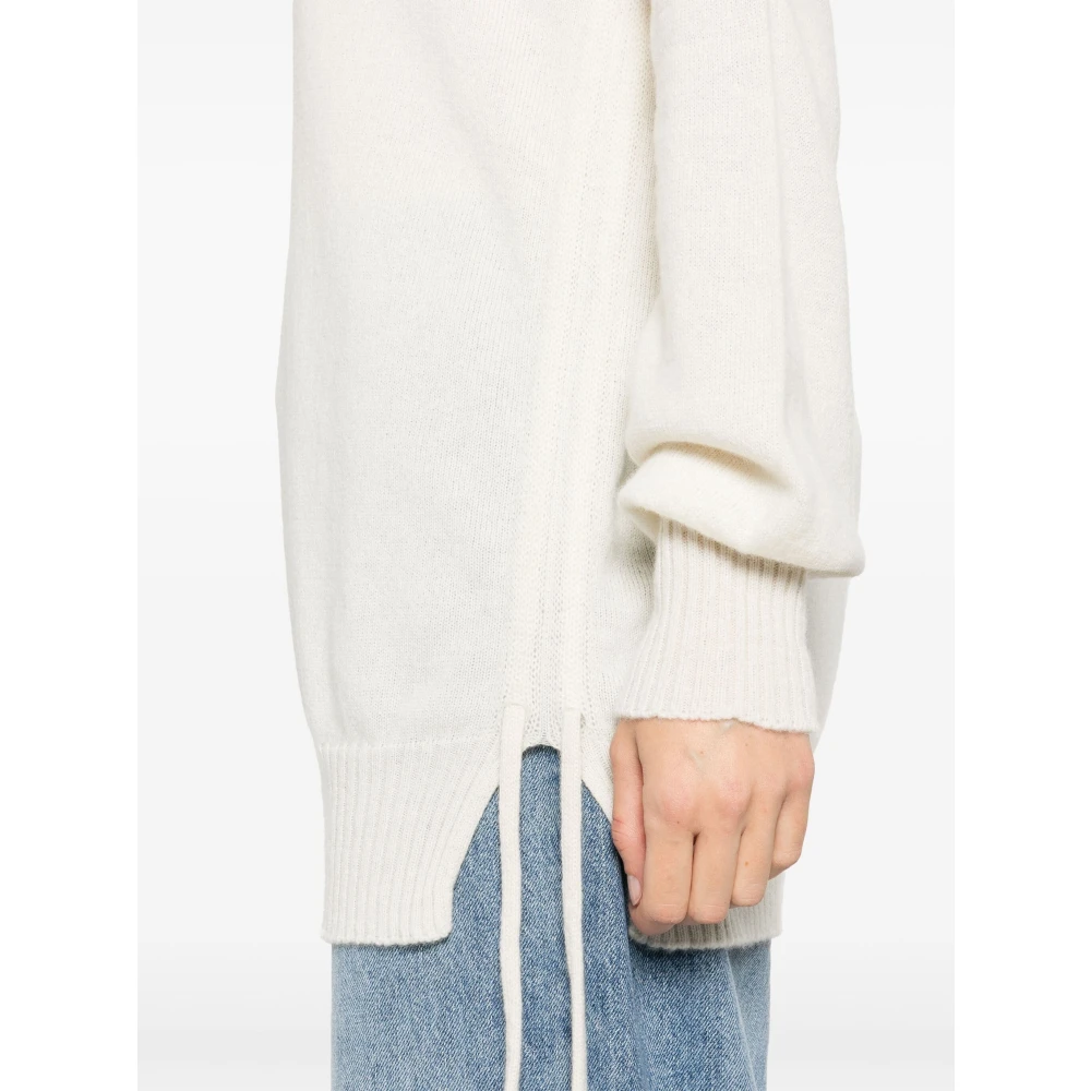Twinset Sneeuw Gebreide Trui Beige Dames
