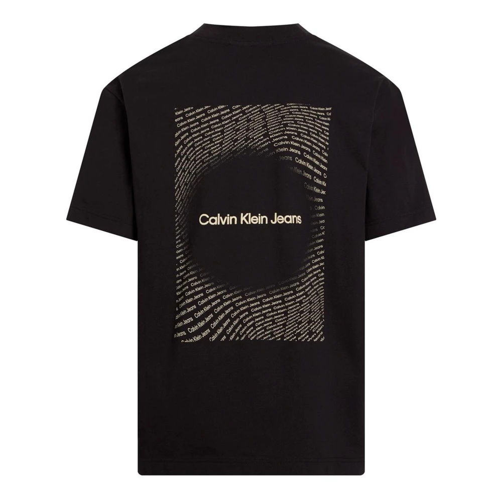 Calvin Klein Jeans Heren T-shirt Lente Zomer Collectie Black Heren