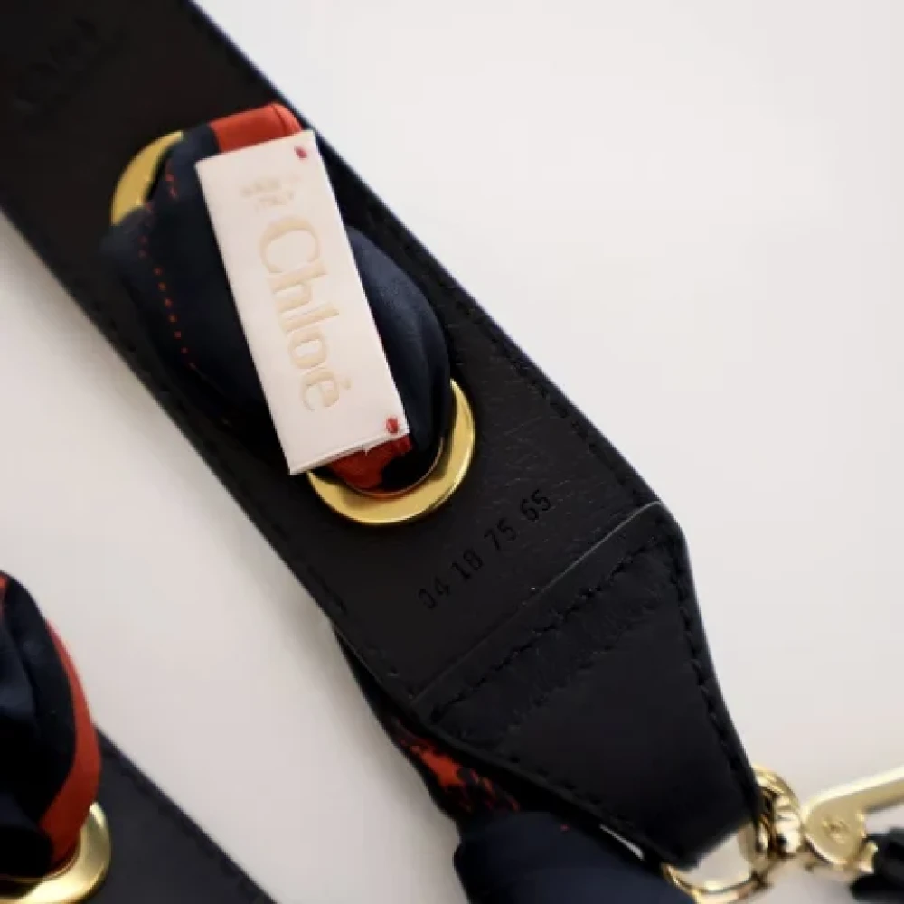 Chloé Pre-owned Leather belts Blue Dames